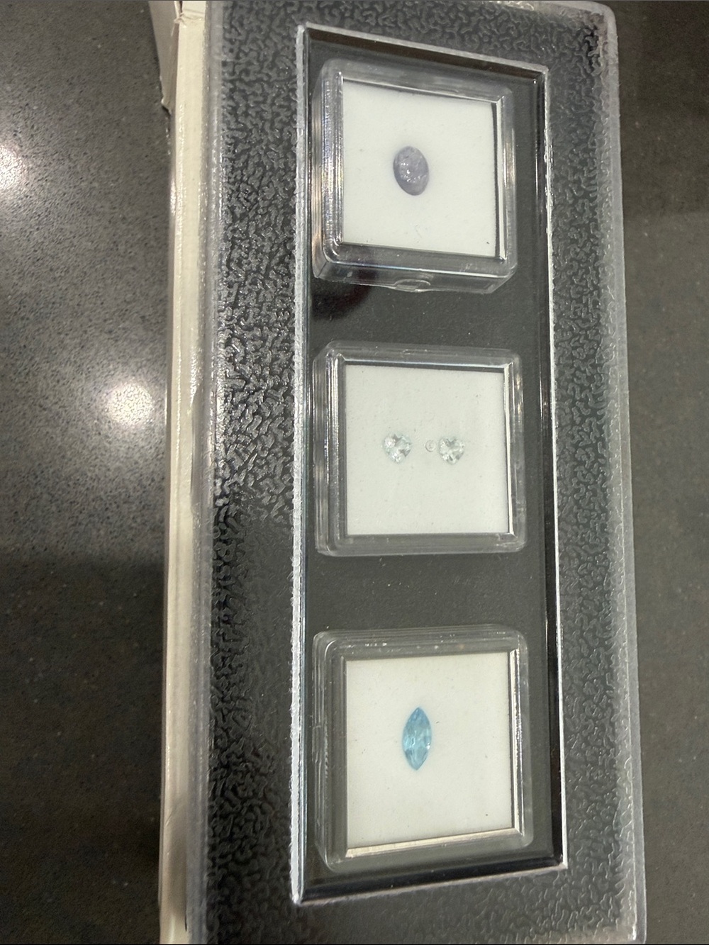 80%+ OFF! 3 Cut & Faceted Blue Gemstone Collection/Gem Collector.#GKCI5